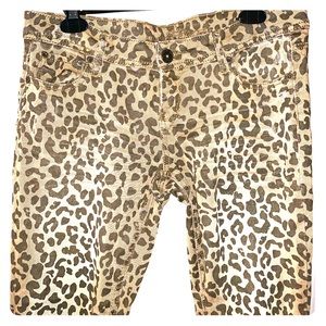 Leopord print Jeans
